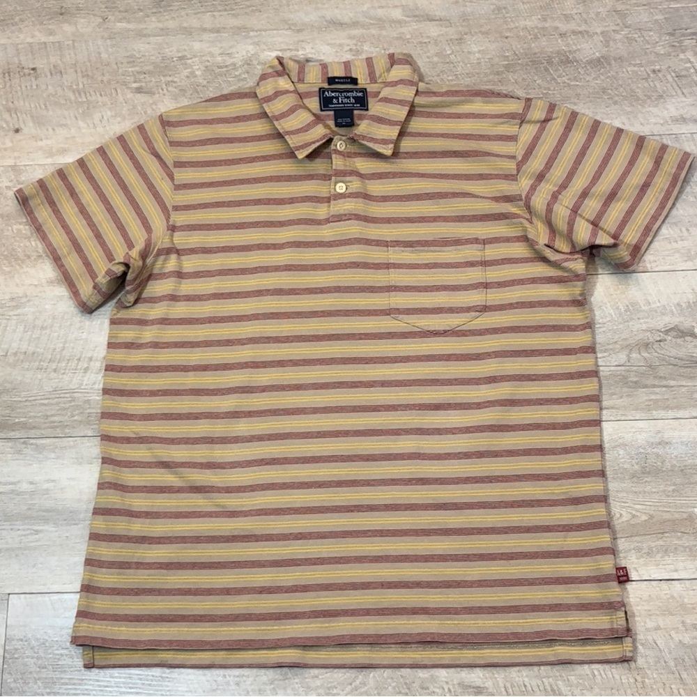 Abercrombie & Fitch Men’s Vintage Muscle Cotton Polo Size XL
